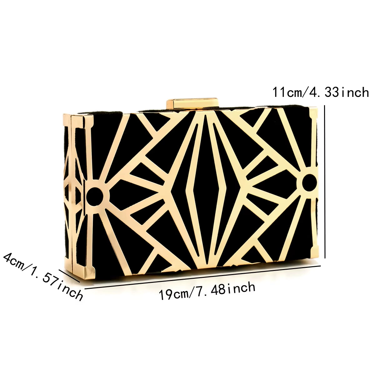 Fashion Women Clutch Bags Hollow Out Elegant Metal Chain Evening Bags Flap Style Lady Wedding Bridal Handbags for Party Prom Din