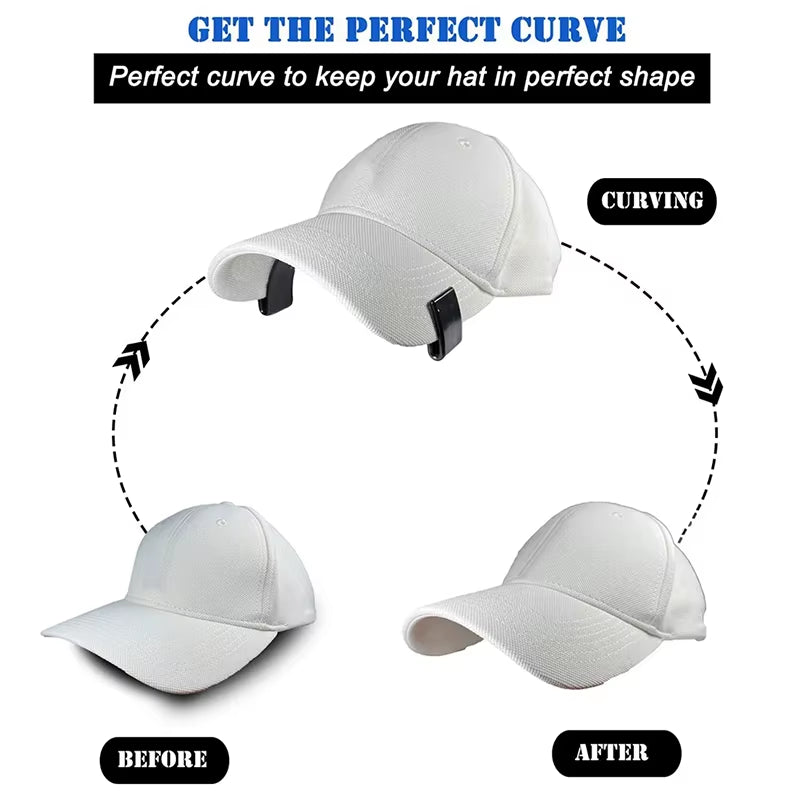 Hat Curve Bender Plastic Hat Curving Band Hat Brim Shaper Hat Bender Brim Hat Shape Keeper Hat Curver Tool for Baseball Caps