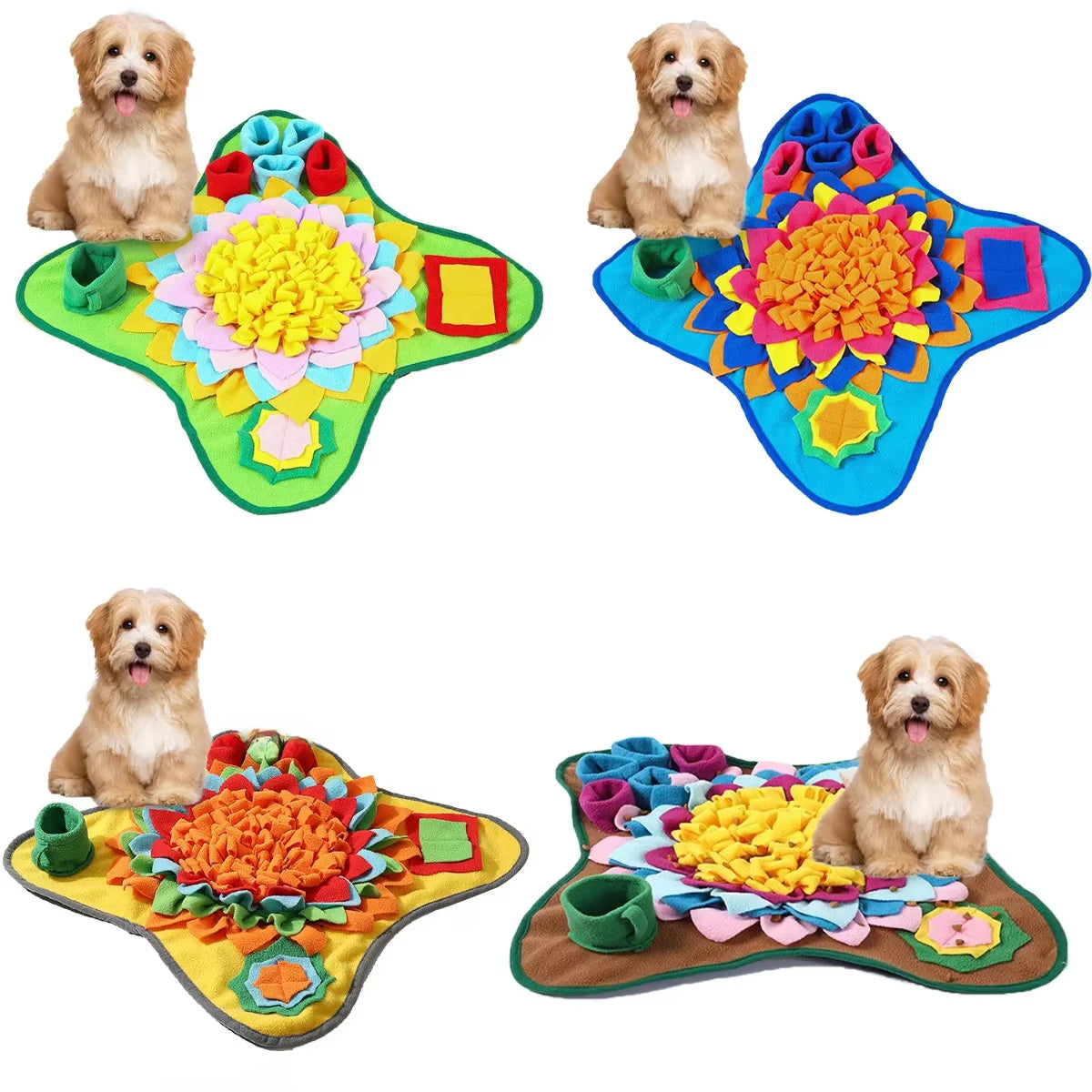 New Amazon Pet Supplies Dog Slow Feeding Mat Pet Sniffing Pad Dog Training Pad Durable Non-Slip Surface Easy to Clean