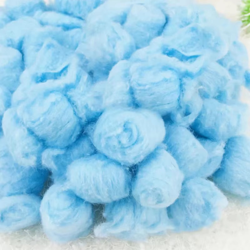 100Pcs Colorful Cotton Balls Small Animals Toys for Hamster Rat Mouse Nesting Material Winter Keep Warm House Filler Supply