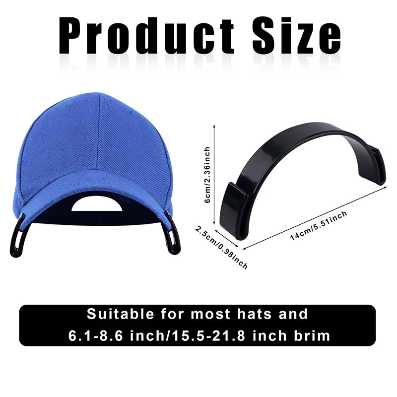 Hat Curve Bender Plastic Hat Curving Band Hat Brim Shaper Hat Bender Brim Hat Shape Keeper Hat Curver Tool for Baseball Caps