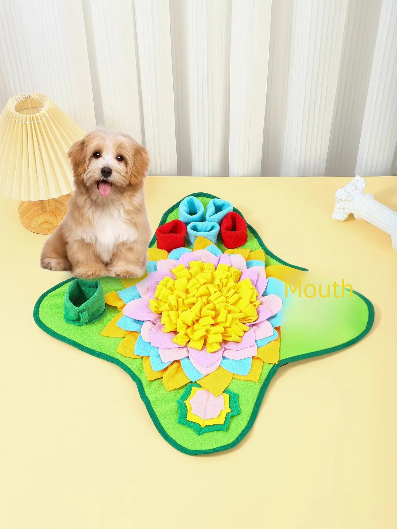 New Amazon Pet Supplies Dog Slow Feeding Mat Pet Sniffing Pad Dog Training Pad Durable Non-Slip Surface Easy to Clean