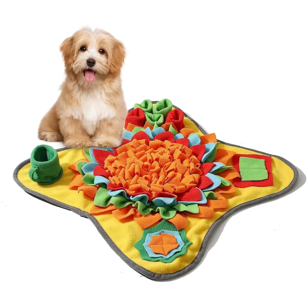 New Amazon Pet Supplies Dog Slow Feeding Mat Pet Sniffing Pad Dog Training Pad Durable Non-Slip Surface Easy to Clean