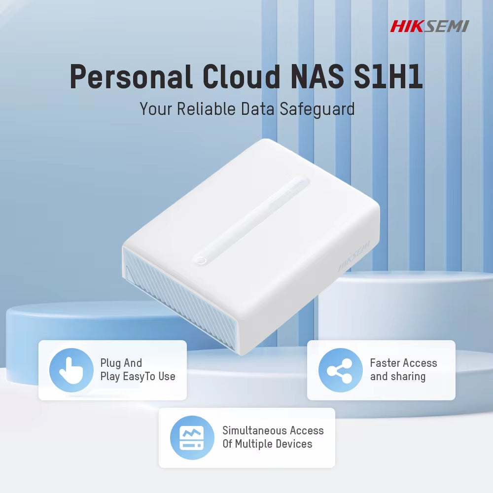 Hikvision Home NAS S1 Personal Cloud Network Attached Storage Device Network Storage Mobile Hard Disk Case Expansion Box