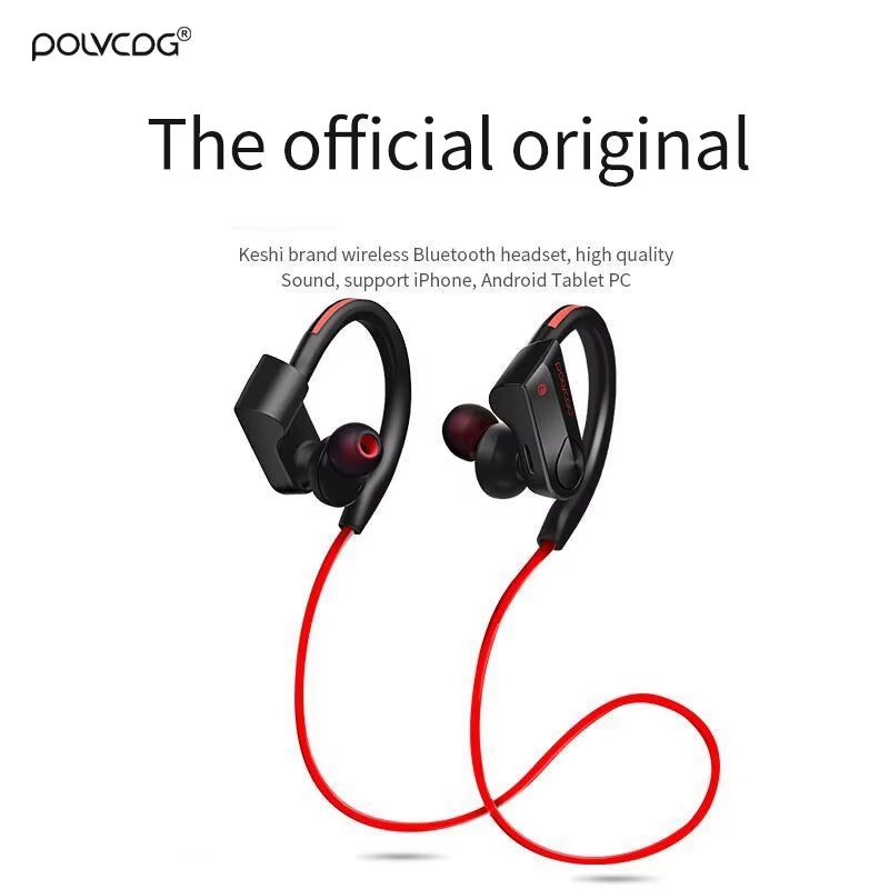 -K98 Neck Wireless Bluetooth Headset IPX7 Waterproof Sports Fitness Stereo Headset Microphone Noise Cancelling Wireless